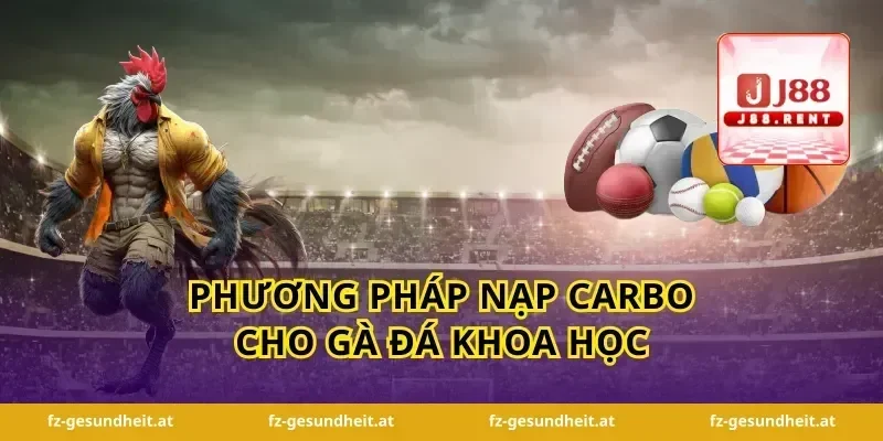 Phương pháp nạp carbo cho gà đá khoa học