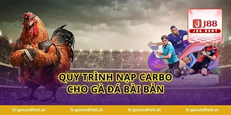 Quy trình nạp carbo cho gà đá bài bản